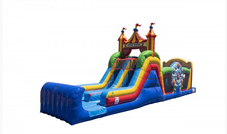 Fun Fair Obstacle Course & Water Slides thumbnail 2