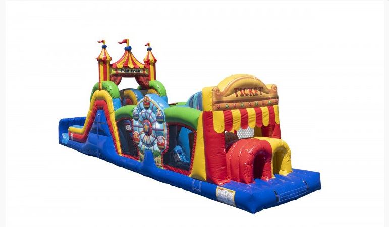 Fun Fair Obstacle Course & Slide